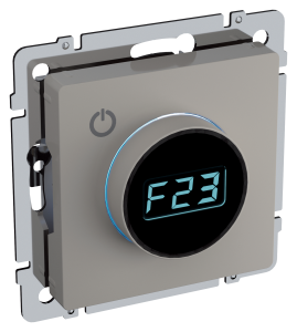 Термостат для теплого пола с электронным индикатором Бежевый Brite