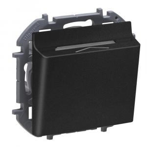 Выключатель для гостиничных номеров Антрацит Legrand INSPIRIA