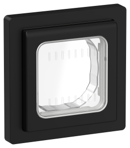 Рамка 1-я IP55 Черный FLITE