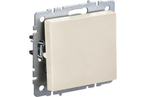 Переключатель 1-кл 10А С/У перекрестный Бежевый Brite