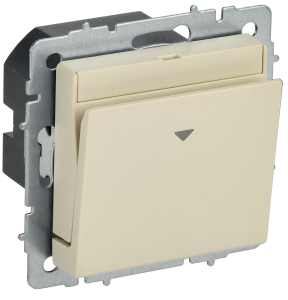 Выключатель карточный 30А С/У Бежевый Brite