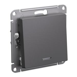 Выключатель 1-кл 10А С/У с индикатором Базальт AtlasDesign