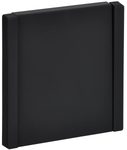 Переключатель 1-кл 10А C/У проходной Металл Черный Forte&Piano