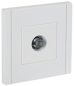 Розетка TV антенна С/У оконечная Белый Forte&Piano