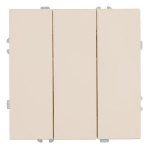 Выключатель 3-кл 10А С/У Кашемир Эмили