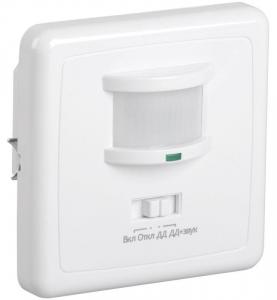Датчик движения ДД 035 500Вт 140° 12м IP20 белый IEK