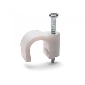 Скоба крепежная круглая СПК 10 (25шт.) Fortisflex