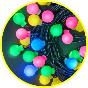 Гирлянда Шарики D1,5см IP20 230V 8 режимов 7,9м NGF-B01-80RGBWW-8-7.9m-230-C8-BL-IP20 Navigator