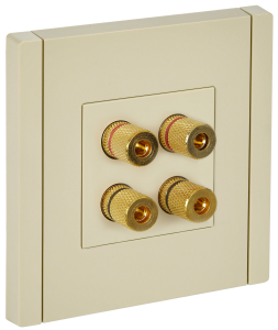 Розетка Аудио 4-м С/У Ваниль Forte&Piano