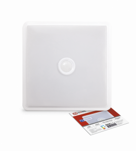 Светильник сд СПБ-2Д-КВАДРАТ 20Вт 230В 4000К 1400лм 230мм с настраиваемым датчиком белый IN HOME