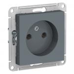 Розетка 1-м 16А С/У Грифель AtlasDesign