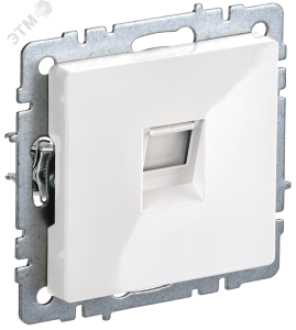 Розетка RJ45 кат.6 С/У Белый Brite
