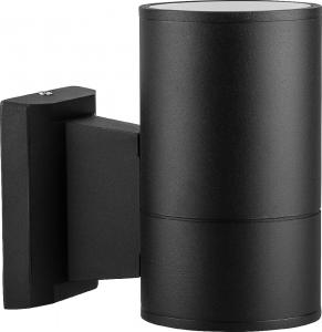 Светильник садово-парковый «Техно» (НБУ)  DH0701 60W, E27, 230V, IP54, цвет черный, на стену вверх, 155*90*160мм Feron