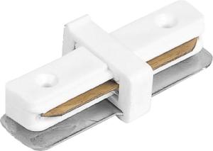 Коннектор прямой однофазный для шинопровода, белый, LD1000 для CAB1003