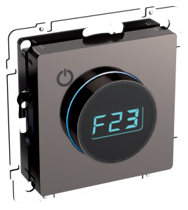 Термостат для теплого пола с электроннным индикатором Темная Бронза Brite