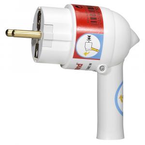 Вилка 2К+З с рычагом для извлечения (50175) белая  Legrand