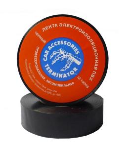Изолента 19мм/20м Terminator IZ 1920S, черная, автомобильная, 0,13мм