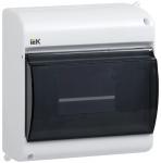 Бокс пластиковый с крышкой КМПн 2/6 IP30 белый  IEK