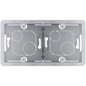 Коробка накладного монтажа - 2 поста Алюминий Legrand INSPIRIA