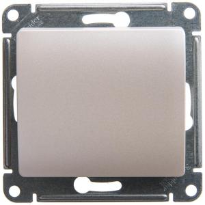 Переключатель 1-кл 10А C/У перекрестный Перламутр Glossa