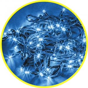 Гирлянда Нить 6,5м 100LED 230V IP20 синий NGF-S01-100B-5-6.5m-230-C8-G-IP20 Navigator