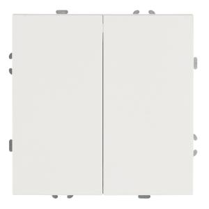 Выключатель 2-кл 10А С/У Самозажимные клеммы Белый фарфор Эмили