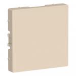 Заглушка без суппорта для многопостовых рамок Бежевая AtlasDesign