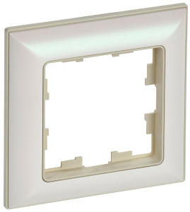 Рамка 1-я Бежевый/Жемчужный Brite