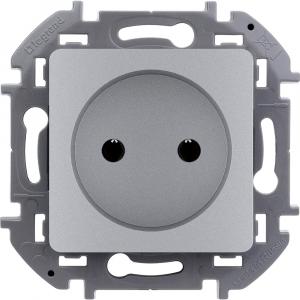 Розетка 2К - 16 А - 250 В Алюминий Legrand INSPIRIA