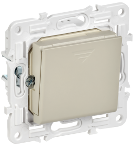 Выключатель карточный 30А С/У Бежевый Skandy