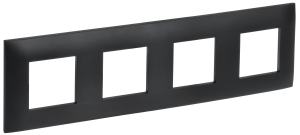 Рамка 4-я черный Skandy