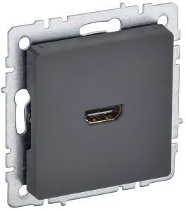 Розетка HDMI С/У Графит Brite