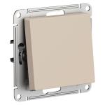 Переключатель 1-кл 10А С/У Песочный AtlasDesign