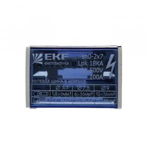 Шина "N" на DIN-рейку в корпусе 4х 7 групп EKF