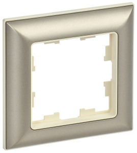 Рамка 1-я Бежевый/Шампань Brite
