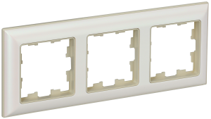 Рамка 3-я Бежевый/Жемчужный Brite