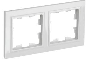 Рамка 2-я Белый Brite