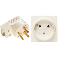 Комплект Розетка 32А с/з с шт + вилка 32А с боковым вводом белый Legrand Quteo