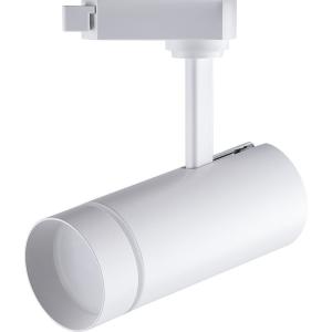 Светодиодный светильник трековый на шинопровод 20W 4000K однофазный 80 градусов белый AL106 Feron