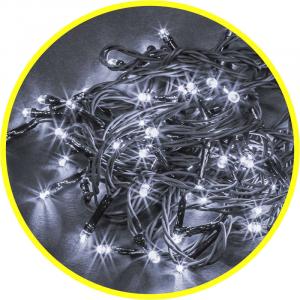 Гирлянда Нить 15,5м 140LED 230V IP44 белый NGF-S01-140CW-10-15.5m-230-C8-BL-IP44 Navigator