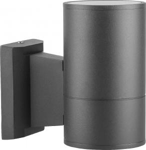 Светильник садово-парковый «Техно» (НБУ)  DH0701 60W, E27, 230V, IP54, цвет серый, на стену вверх, 155*90*160мм Feron