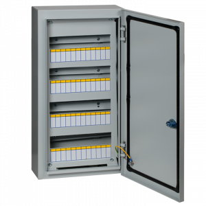 Щит металлический герметичный распределительный навесной 620х310х120 48 модулей IP54 ЩРН-48 EKF