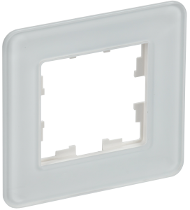 Рамка 1-я Стекло Белый Brite