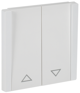 Выключатель 2-кл 10А С/У для жалюзи Белый Forte&Piano