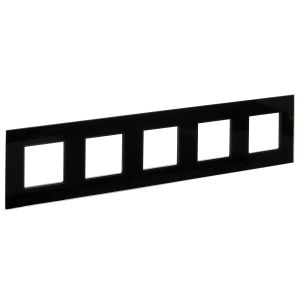 Рамка 5-я Стекло Черный Skandy