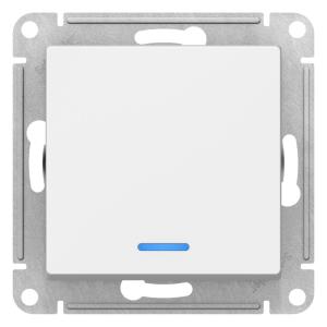 Выключатель 1-кл 10А С/У с индикатором Лотос AtlasDesign