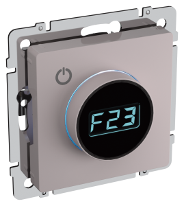 Термостат для теплого пола с электронным индикатором Жемчуг Brite