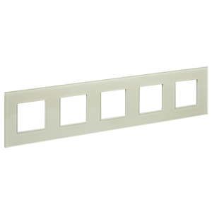 Рамка 5-я Стекло Бежевый Skandy