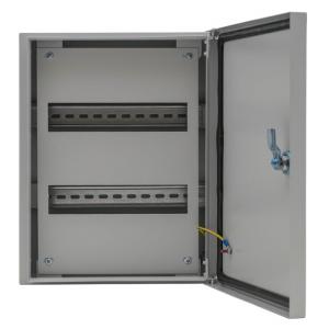 Щит металлический герметичный распределительный навесной 395х310х120 24 модуля IP54 ЩРН-24 EKF
