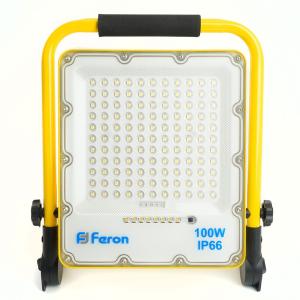 Прожектор сд аккумуляторный 100W 6400К 7500Lm IP66 LL-952 Feron
